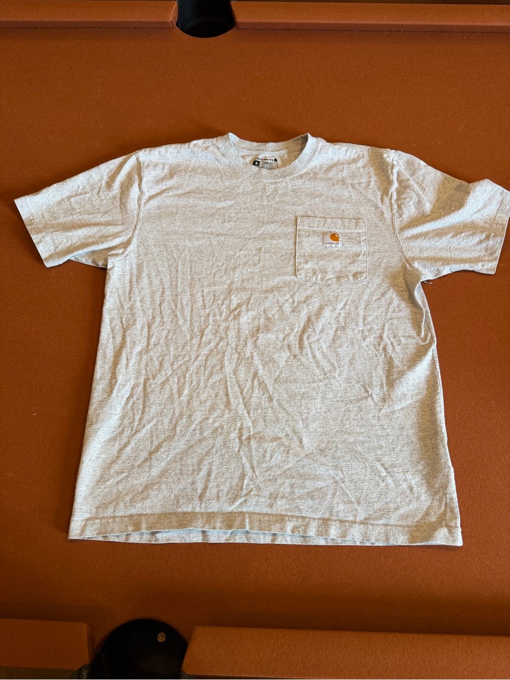 Carhartt Men’s Pocket Tee in Heather Gray